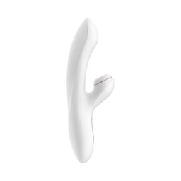 Satisfyer Pro Plus - G-Spot Air Pulse Stimulator en Vibratie - Wit/Roze Goud (4049369015504)