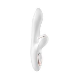 Satisfyer Pro Plus - G-Spot Air Pulse Stimulator en Vibratie - Wit/Roze Goud (4049369015504)