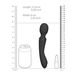 Vive by shots Nami - Pulse Wave  Vibrating Wand - Zwart (7423522539545)