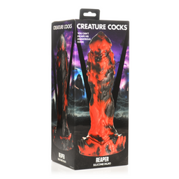 Xr brands Grim Reaper - Siliconen Dildo - Rood/Zwart (848518053213)