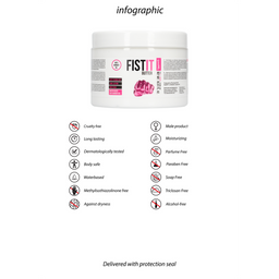 Fist it by shots Waterbased Sliding Butter - 500 ml (7423522569535)