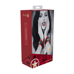 Ouch! by shots Milan Collectie - Handboeien - Zwart/Rood (8714273055958)