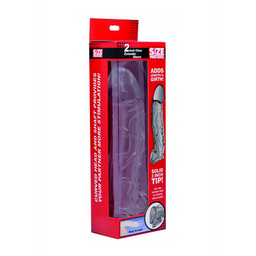Xr brands Transparante Penis Sleeve - 2 / 5 cm (848518031396)