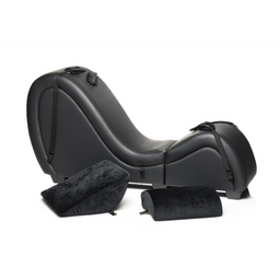 Xr brands Kinky Sex Chaise met Love Pillows - Zwart (848518052612)