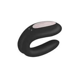 Satisfyer Double Joy - Partner Vibrator - Zwart (4061504002392)