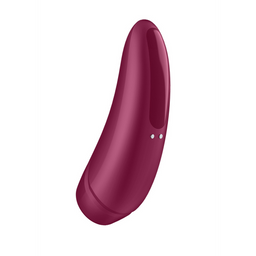 Satisfyer Curvy 1Plus - Air Pulse Stimulator en Vibratie - Roze Rood (4061504001821)