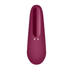 Satisfyer Curvy 1Plus - Air Pulse Stimulator en Vibratie - Roze Rood (4061504001821)