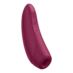 Satisfyer Curvy 1Plus - Air Pulse Stimulator en Vibratie - Roze Rood (4061504001821)