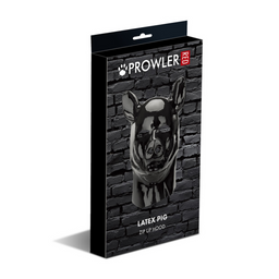 Prowler red Latex Pig Hood - Zwart (4890808281826)