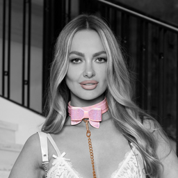 Ouch! by shots Paris Collectie - Halsband met Leash - Roze (8714273056146)
