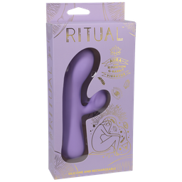 Doc johnson Aura - Oplaadbare Siliconen Rabbit Vibe - Lilac (782421083281)