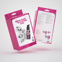 Crushious Bijou - Anal Wet Train Trio - 3 Jewel Plugs - Roze (7403254151024)