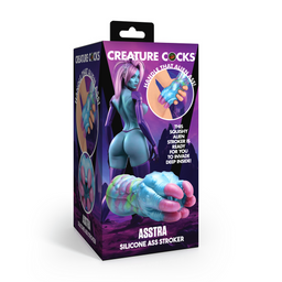 Xr brands Asstra - Siliconen Achterste Stroker - Blauw/Paarse (848518058508)