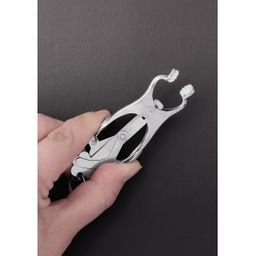 Steel by shots 2 Squeezer Teaser Clover Tepelklemmen met Ring (8714273782212)