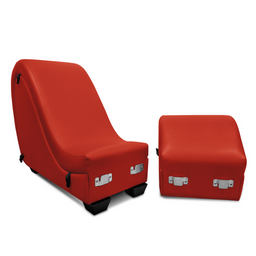 Xr brands Kinky Sex Chaise met Love Pillows - Rood (848518052629)