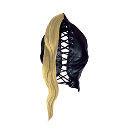 Ouch! by shots Mask met Blonde Ponytail - Zwart (8714273050984)