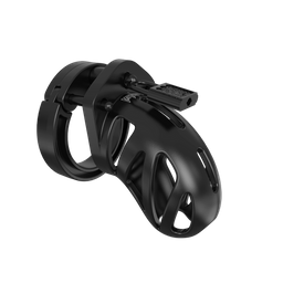 Mancage by shots Model 23 - Chastity Cage - 2,5'' / 6,5 cm - Zwart (8714273051233)