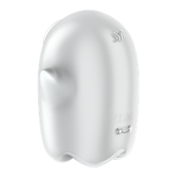 Satisfyer Glowing Ghost - Glow in the Dark - Dubbele Air Pulse Vibrator - Wit (4061504060057)