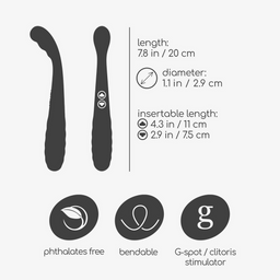 Crushious Pixie - Flexibele Dual Vibrator - Roze (7403254157545)