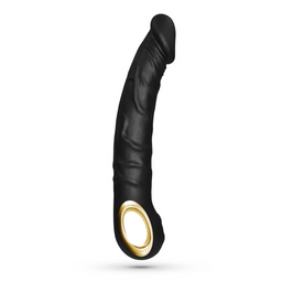 Crushious Magnus Bend - Realistische Flexibele Vibrator - Zwart (7403254161078)