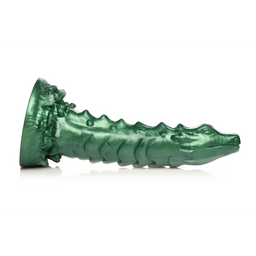 Xr brands Cockness Monster - Lake Creature Silicone Dildo - Groen (848518052896)