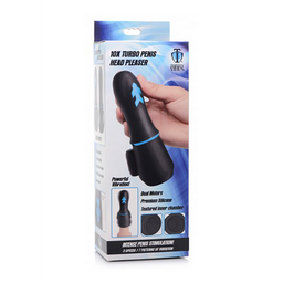 Xr brands Turbo Siliconen Penis Hoofd Pleaser (848518042668)