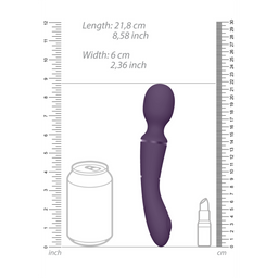 Vive by shots Nami - Pulse Wave  Vibrating Wand - Paars (7423522539552)