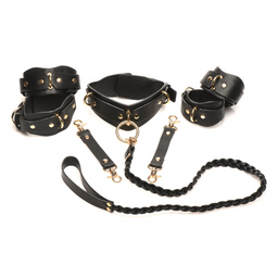 Xr brands Lover's Restraints Set - Zwart (848518054401)
