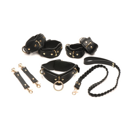 Xr brands Lover's Restraints Set - Zwart (848518054401)