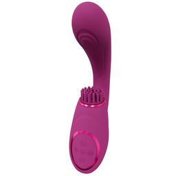Vive by shots Gen - Drie Motoren G-Spot Vibrator met Pulse Wave en Vibrerende Haren - Roze (8714273054166)