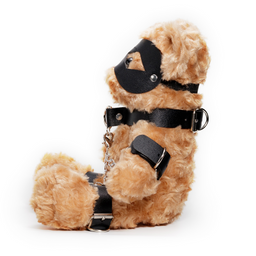 Crushious Crushito - Bondage Teddybeer - 31 cm - Zwart (7403254161740)