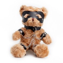 Crushious Crushito - Bondage Teddybeer - 31 cm - Zwart (7403254161740)