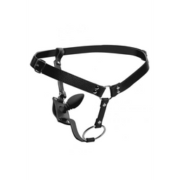 Xr brands Herenharnas met siliconen butt plug (848518026866)