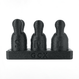 Gcx-pop Aroma Inhaler Dop - Set van 3 - S/M/L - Zwart (3662811653591)