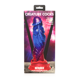 Xr brands Intruder - Alien Silicone Dildo - Paars (848518052469)