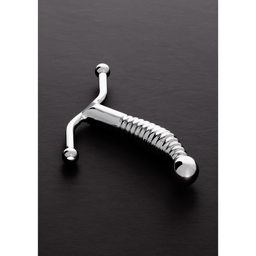 Steel by shots Geribbelde P-Spot Stimulator (8714273782533)