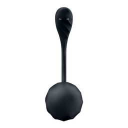 Satisfyer Ribbed Petal Connect App - Draagbare Koppel Vibrator - Zwart (4061504002767)