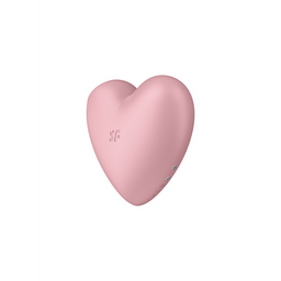 Satisfyer Cutie Heart - Air Pulse Stimulator en Vibratie - Licht Rood (4061504037264)