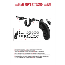 Mancage by shots Model 05 Chastity Cock Cage - 5,5 / 14 cm (8714273290694)