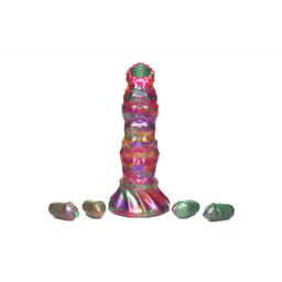 Xr brands Larva - Siliconen Ovipositor Dildo met Eieren (848518052001)