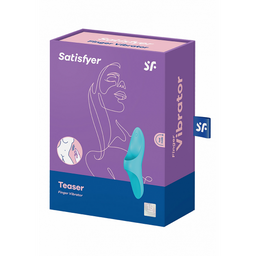 Satisfyer Teaser - Finger Vibrator - Lichtblauw (4061504004075)