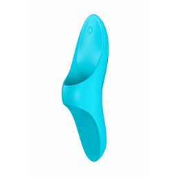Satisfyer Teaser - Finger Vibrator - Lichtblauw (4061504004075)