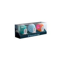 Satisfyer Masturbator Egg Set - Naughty, Savage, Crunchy - 3 Stuks (4049369043439)
