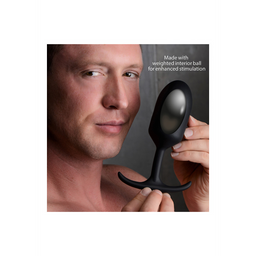 Xr brands Premium Silicone Weighted Anal Plug - Extra Groot (848518037909)