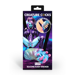 Xr brands Ursa - Siliconen Pussy Stroker - Blauw/Paarse (848518058515)