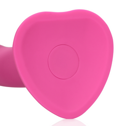 Loveline by shots Non-Phallic Vibrerende Dildo - Medium - Krachtig Roze (8714273044969)