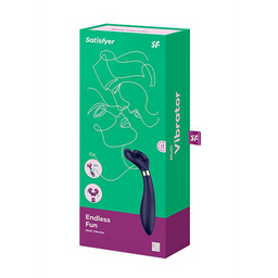 Satisfyer Eindeloos Plezier - Partner Vibrator - Blauw (4061504001036)