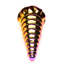 Xr brands Twilight - Rainbow Glazen Dildo (848518053800)