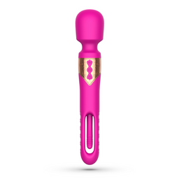 Crushious Big Ben - Dual Wand Massager met Flicker - Roze (7403254158900)