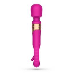 Crushious Big Ben - Dual Wand Massager met Flicker - Roze (7403254158900)